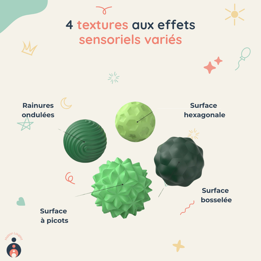 Balles sensorielles aimantées enfant – Concentration & calme | Maison Loupiot