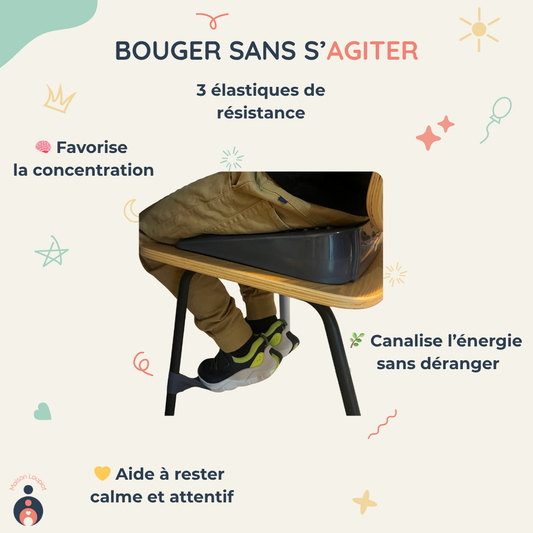 Élastiques pour chaise enfant – Lot de 3 bandes de mouvement | Maison Loupiot