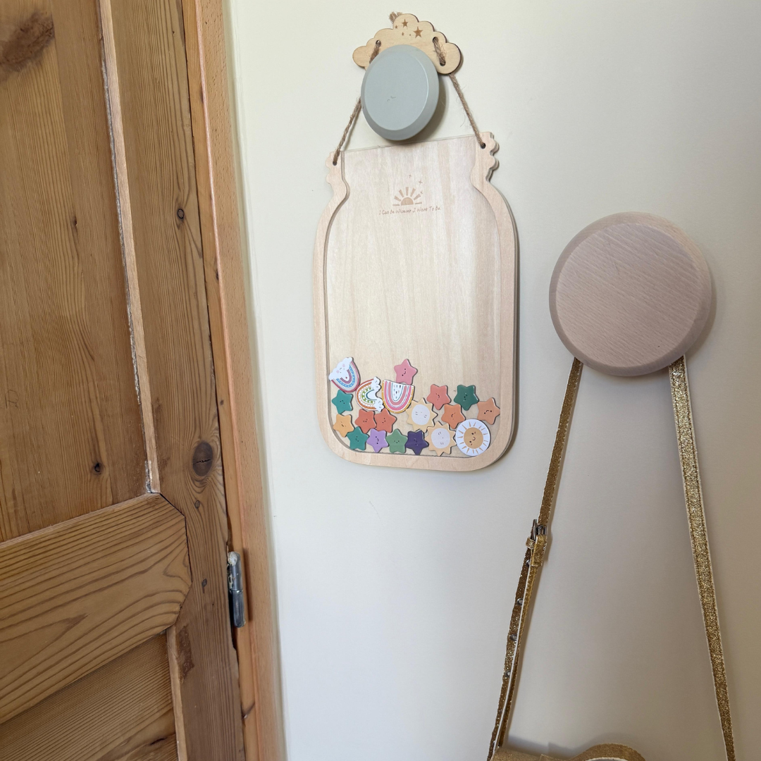 Mon bocal des petites victoires – Outil de motivation positive en bois | Maison Loupiot