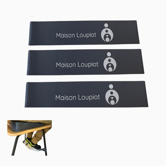 Élastiques pour chaise enfant – Lot de 3 bandes de mouvement | Maison Loupiot